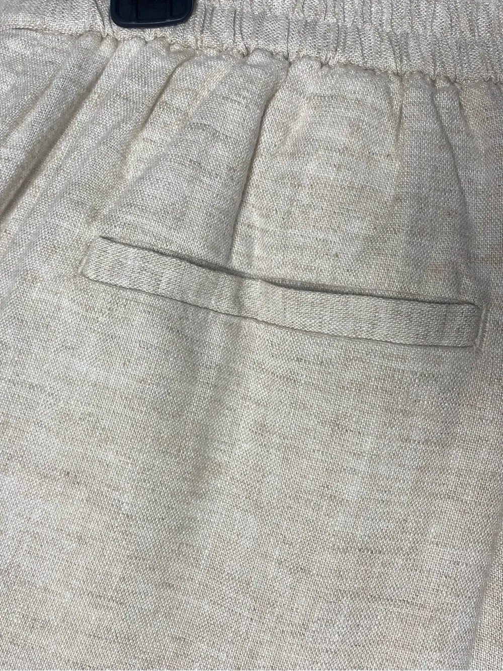 NWT Banana Republic Linen Blend WideLeg Cropped Pants S Quiet Luxury CoastalChic